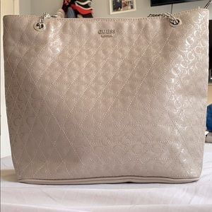 Large Guess Nude Tote